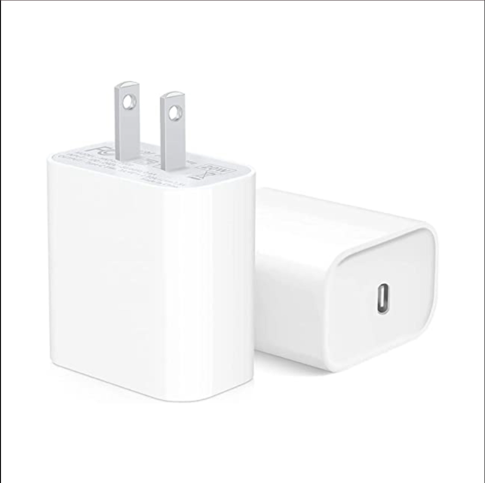 Apple original 2 pin 20W Adaptor (C to lightning or C)