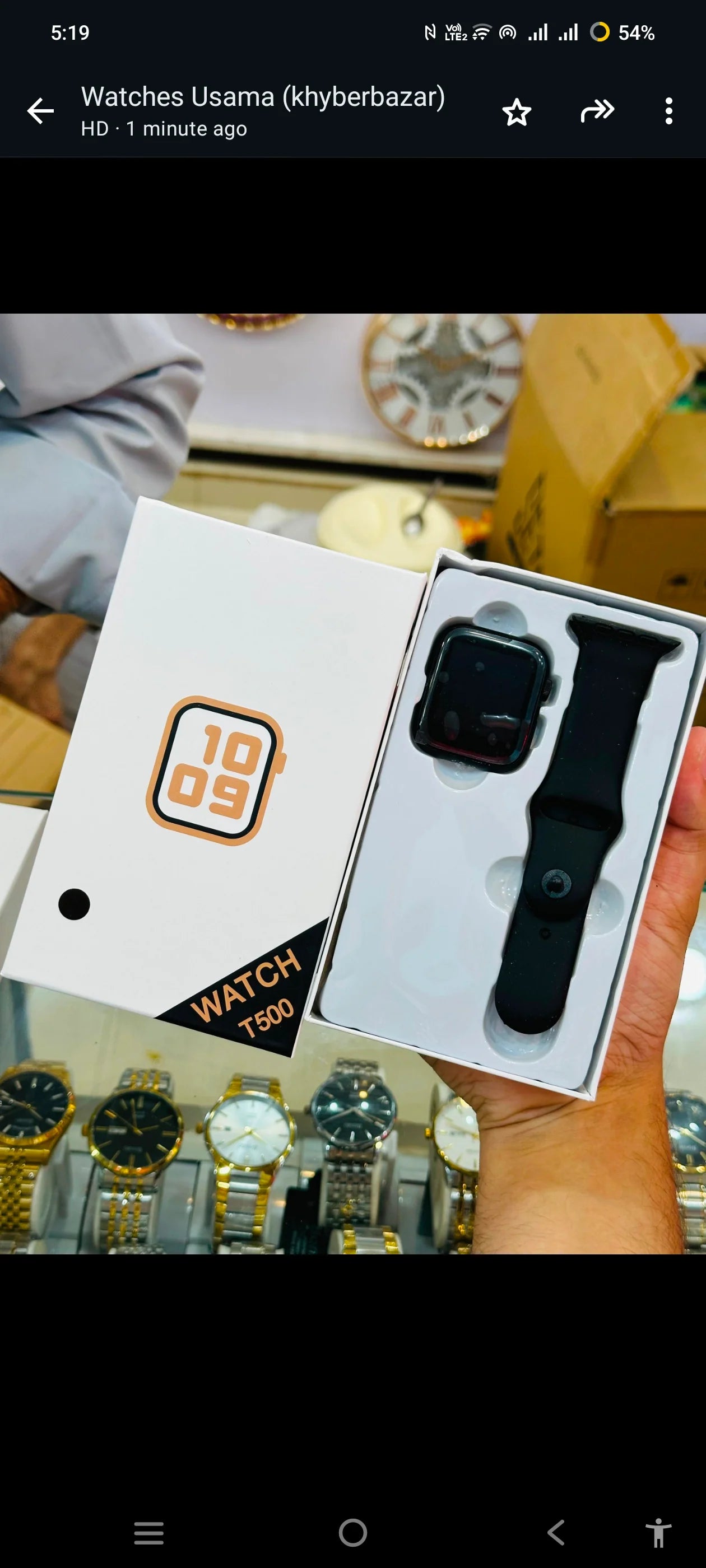 T500 Ultra Smart Watch – Touchscreen Bluetooth Watch for Android & iOS